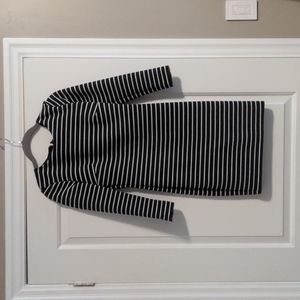 Dynamite black and white striped dress